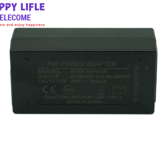 Nguồn Adapter PoE AP-PoE 48-GE APTEK